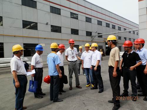 佛山市安监局辅导到我公司查抄