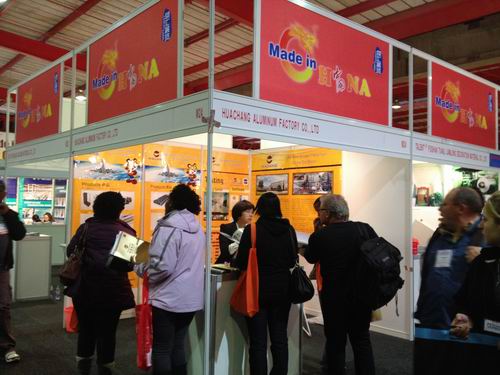 我司国际业务部参与2012年南非国际构筑建材展览会