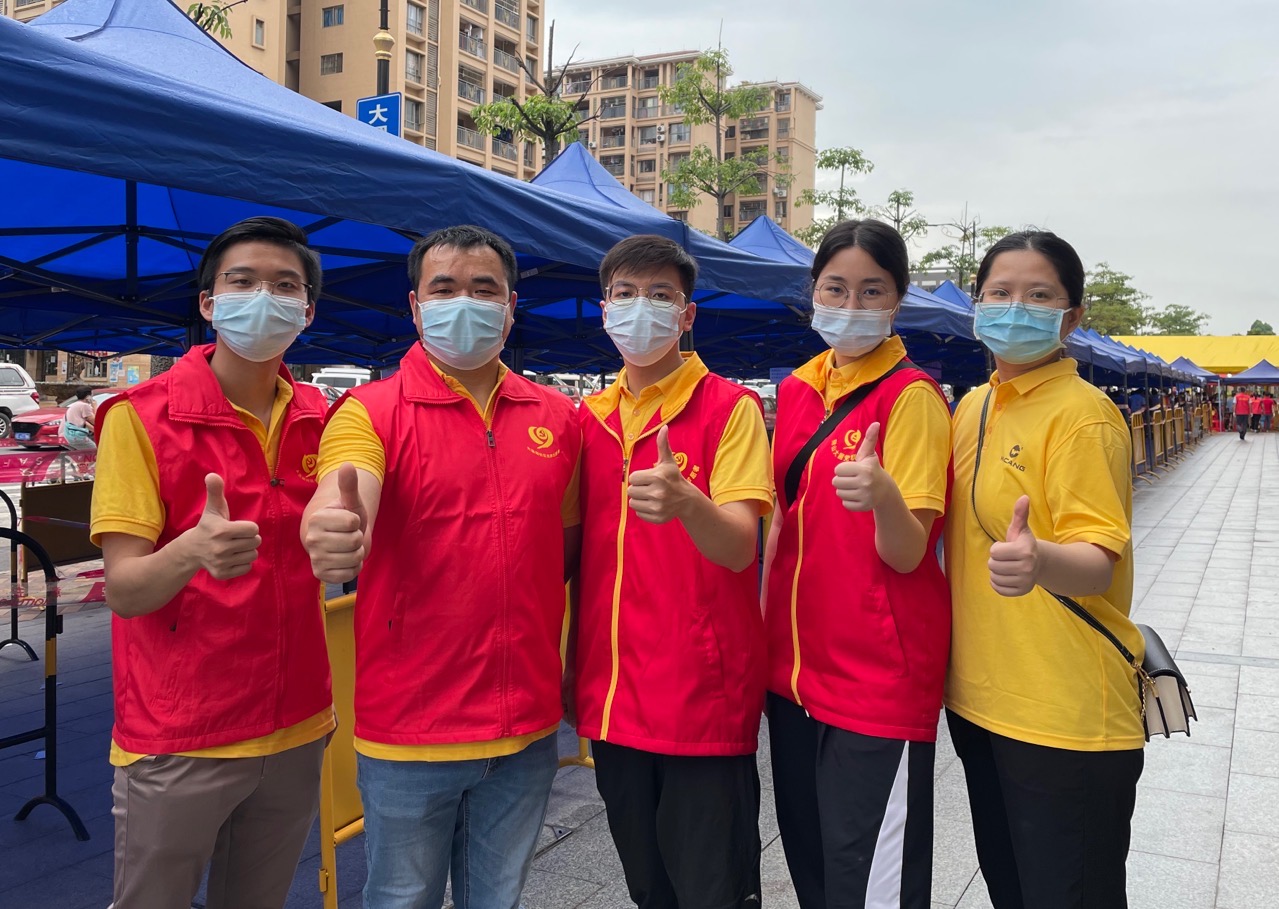 福鹿会F6心灵“现身”抗疫一线 ——福鹿会F6集团党群自愿者助力核酸检测