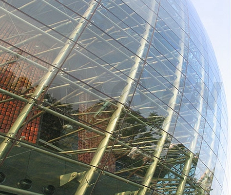 构筑幕墙里的全玻幕墙有关知识-福鹿会F6铝业